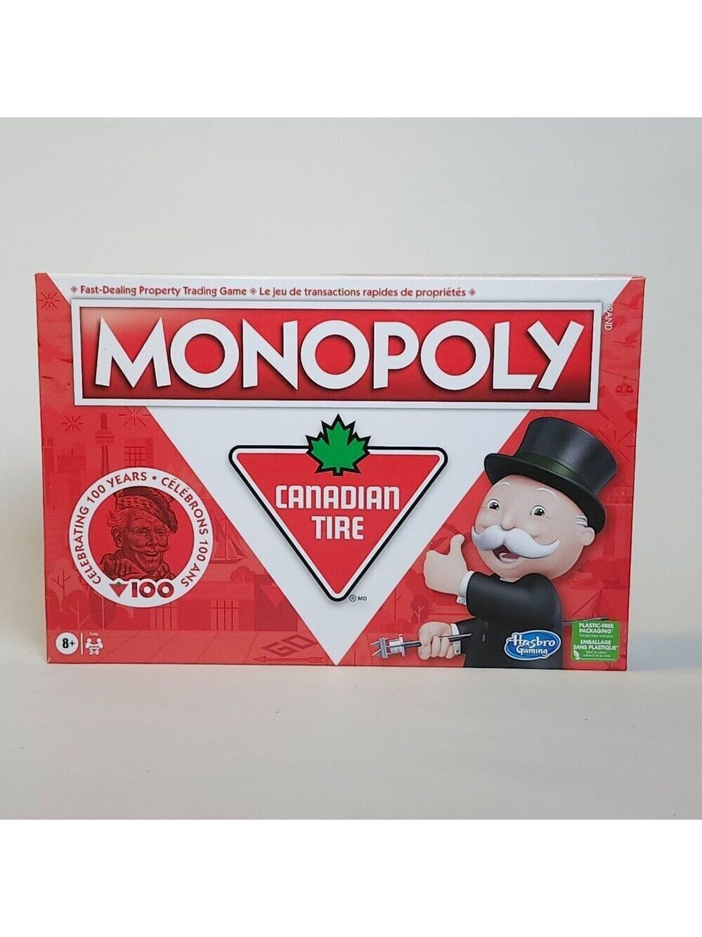 Hasbro Games Canadian Tire 100th Anniversary Special Edition Monopoly, Ages 8+